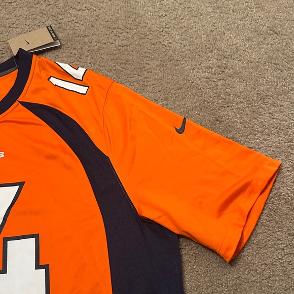 NWT Nike Mens NFL Denver Broncos #14 Courtland Sutton Orange Jersey Top Size 3XL - Picture 6 of 11